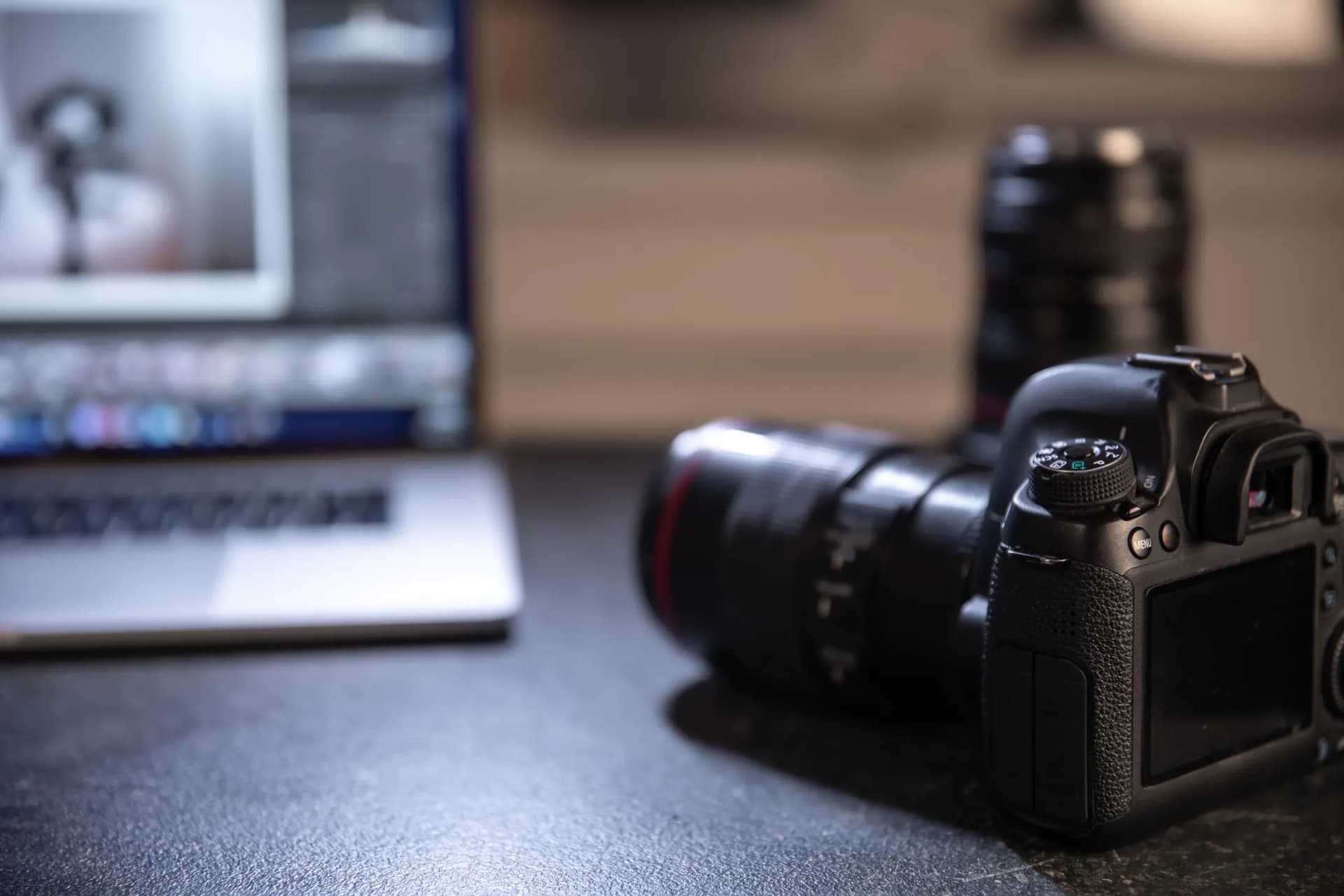 Camera equipment ready for a corporate video shoot